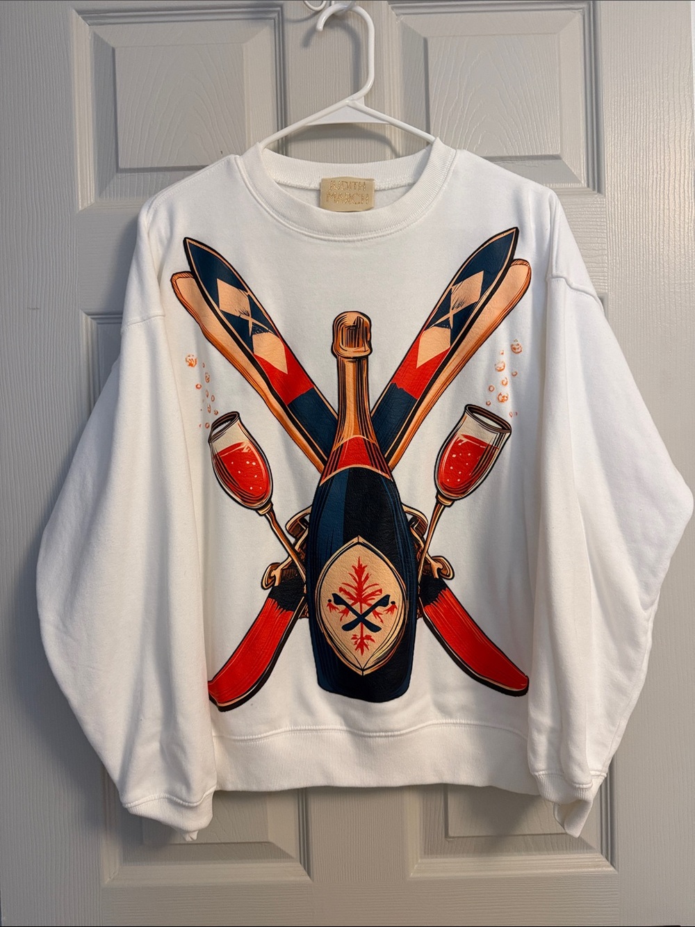 Judith March- Ski Club White Pullover